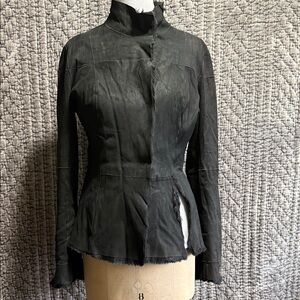 Chic Black Leather Jacket for Women